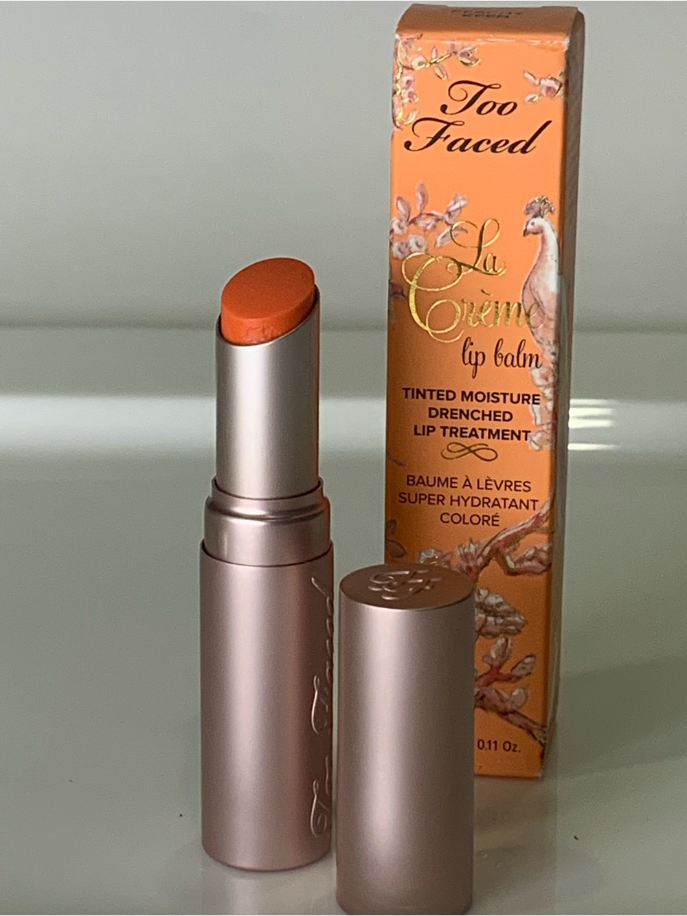 Discontinued Color Peachy Keen Too Faced La Crème Tinted Lip Balm